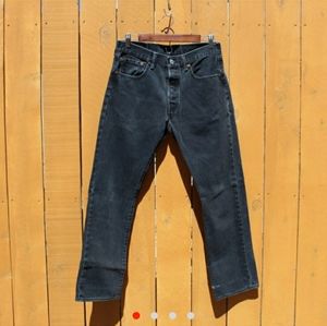 Black Levi's 501s